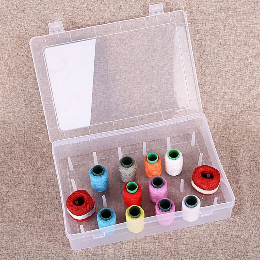 Sewing Thread Storage Box – 24 or 42 Axis Dustproof Organizer Thread Storage Box Zpaxo
