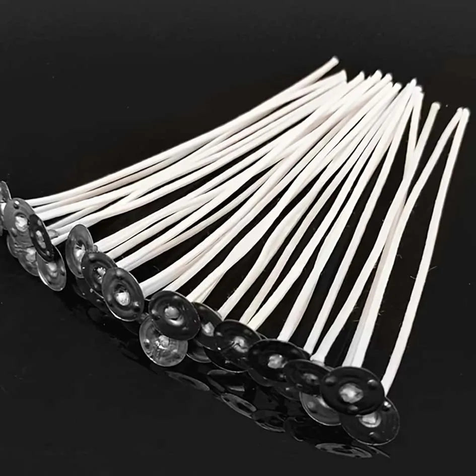 30/50pcs Pre-Tabbed Candle Wicks for Scented Candle Making Candle Wicks Zpaxo