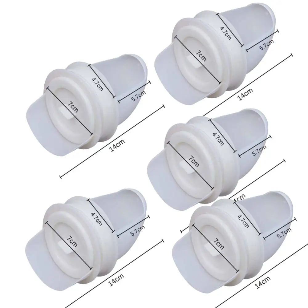 Automatic Weight-Operated Chicken Feeder Port – Rainproof DIY Poultry Feeder Zpaxo 5pcs