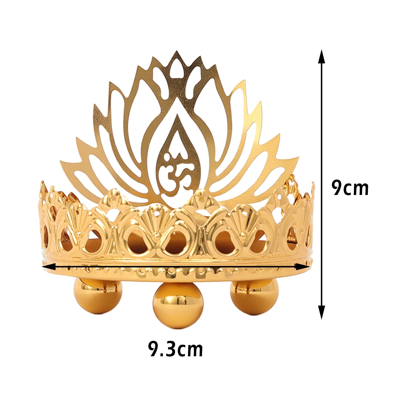 Ghee Lamp Holder Oil Lamp Dish Dimmable Buddhist Alloy Butter Lamp Holder for Living Room Home Desktop Decoration Ornament Zpaxo Style G