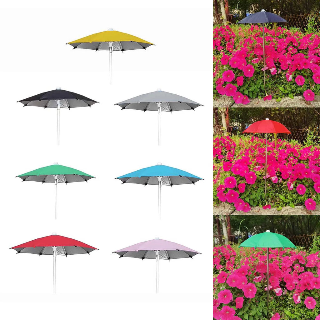 Plant Umbrella Adjustable Height Waterproof Garden Umbrella for Outdoor Courtyard Beds Backyard Parasol Plants Sun Protection Zpaxo