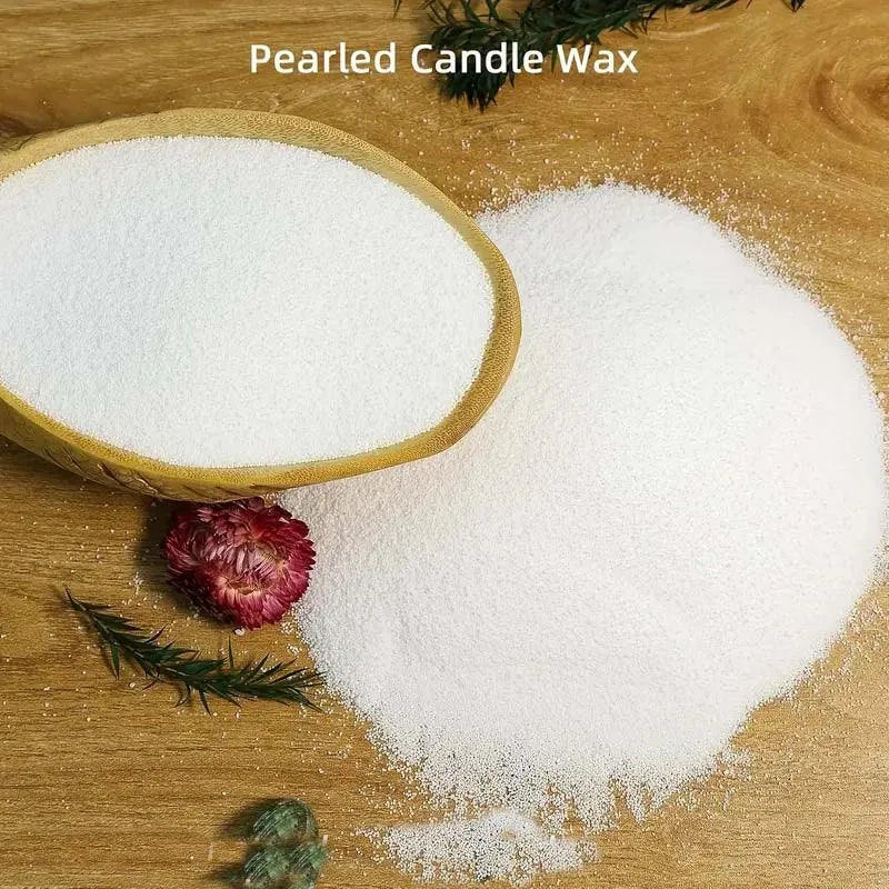 Pearl Candle Set – 200g Sand Wax & 20 Wicks for Weddings Candle Making Kit Zpaxo