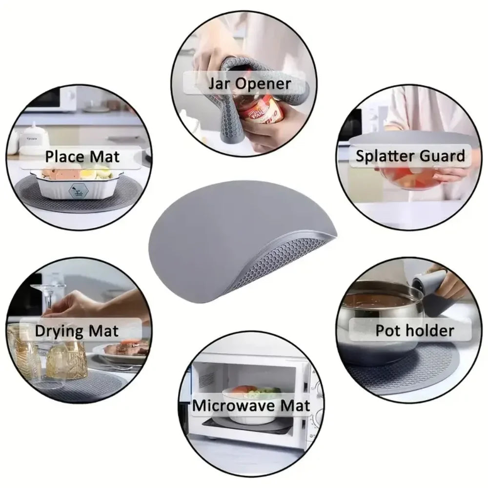 Multi-purpose Restaurant Silicone MATS Durable Kitchen Drying Zpaxo