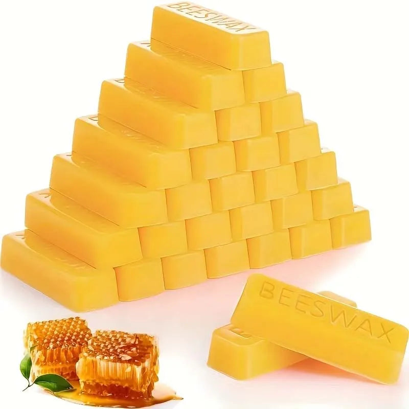 Natural Yellow Beeswax Sticks – Candle Making & DIY Crafts Natural Beeswax Block Zpaxo