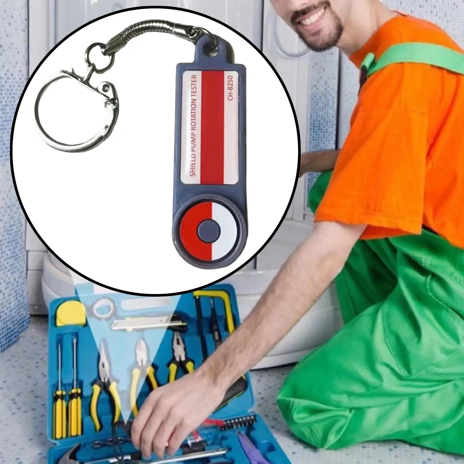 Solenoid Tester Valve Check Tool Built-in Indicator Rotation Tester and AC Detector Solenoid Magnet Tool to Detects AC Fields Zpaxo