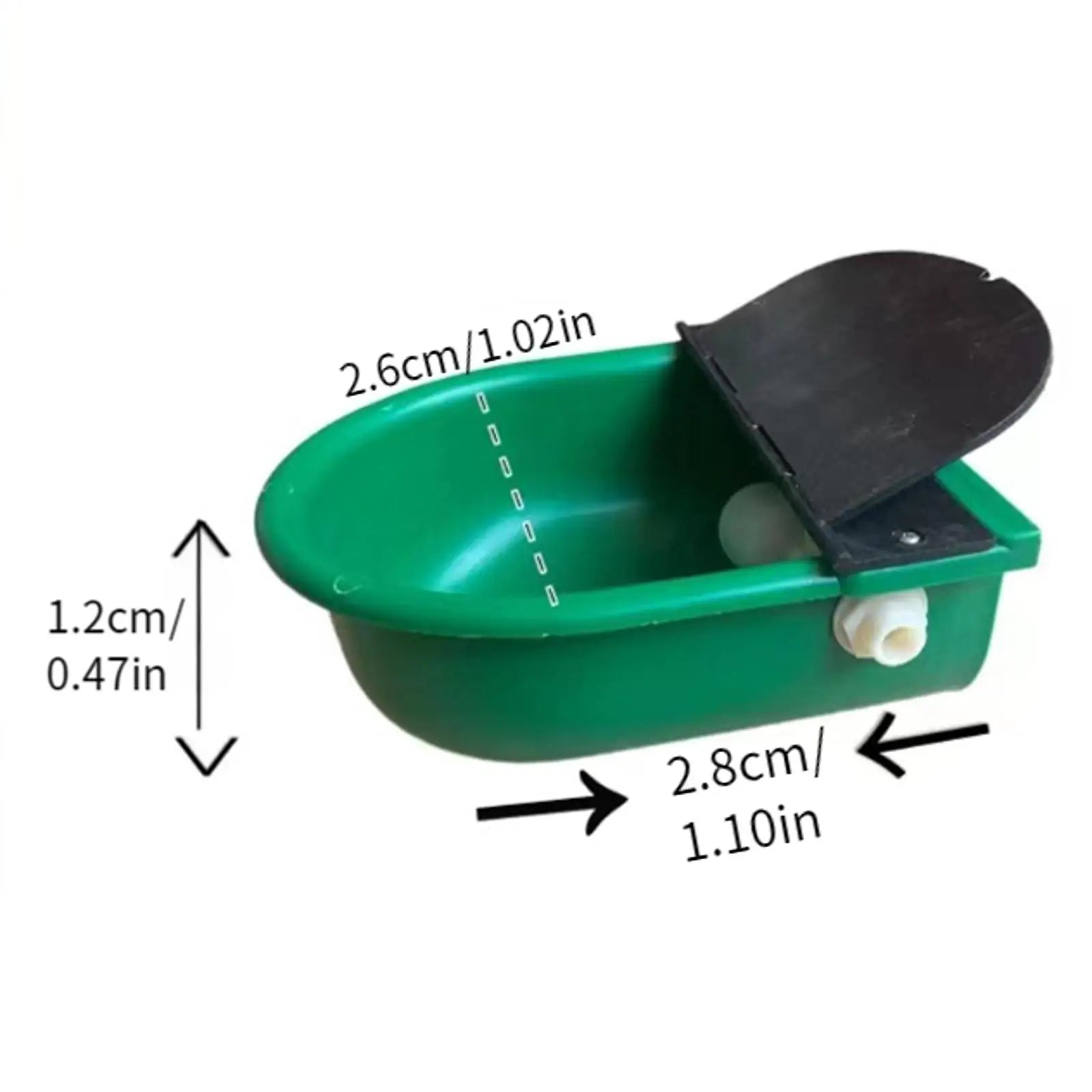 Automatic Sheep Water Bowl – Livestock Drinker for Goats & Calves Livestock Waterer Bowl Zpaxo 28cmx26cm