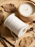 Candle Wick Rolls, Smokeless Wicks for Long-lasting Burn, DIY Candle-making Materials Tools Wicks,Handmade Candle Crafting Zpaxo 1pc