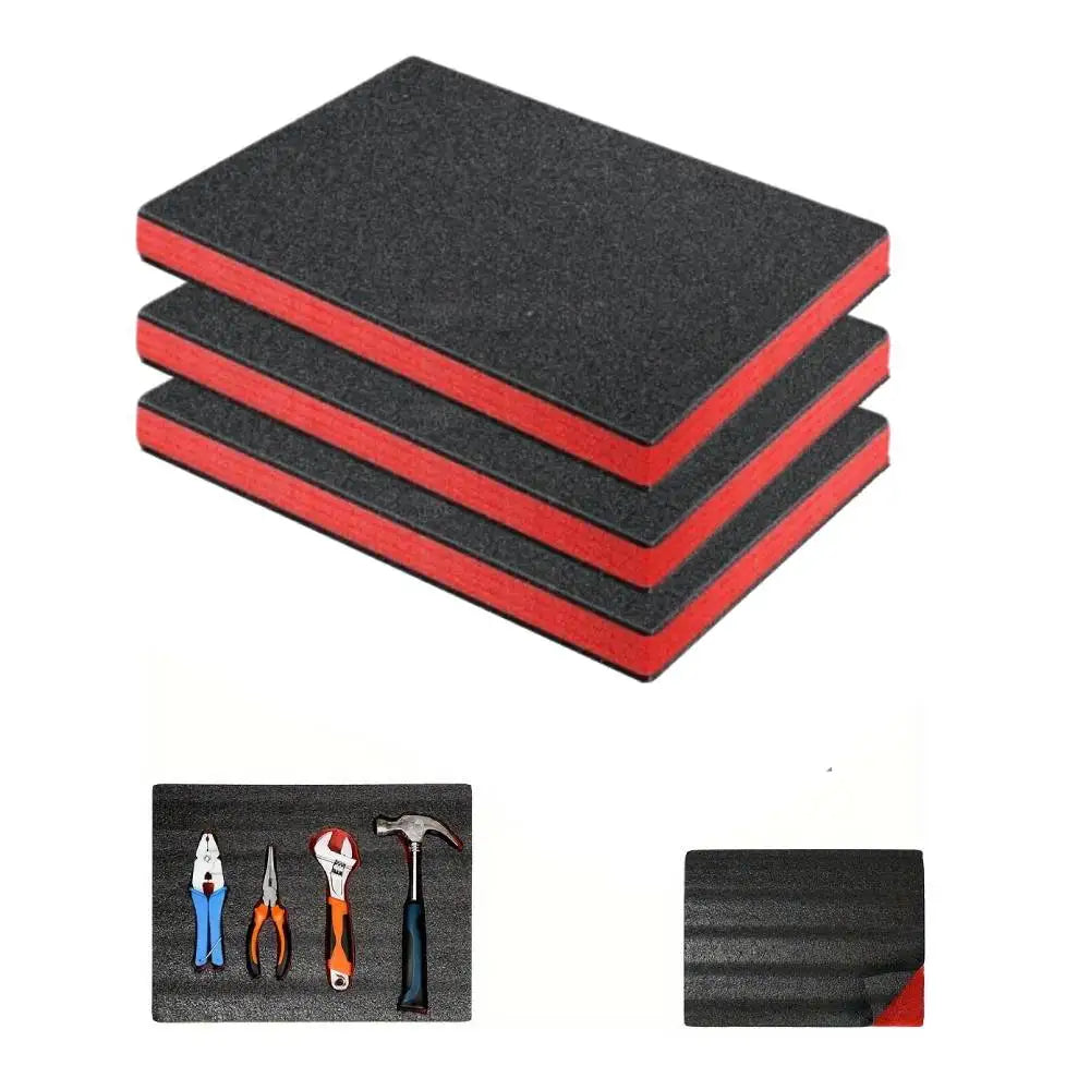 3-Pack Cuttable Toolbox Foam Inserts – EPE Case Liner Sheets Foam Case Liner Zpaxo