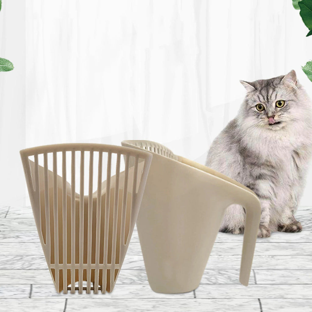Cat Litter Scoop Comfortable Grip Convenient Pet Cleaning Tools Deep Shovel Cleaner for Kitten Bunny Pets Supplies Puppy Kitty Zpaxo