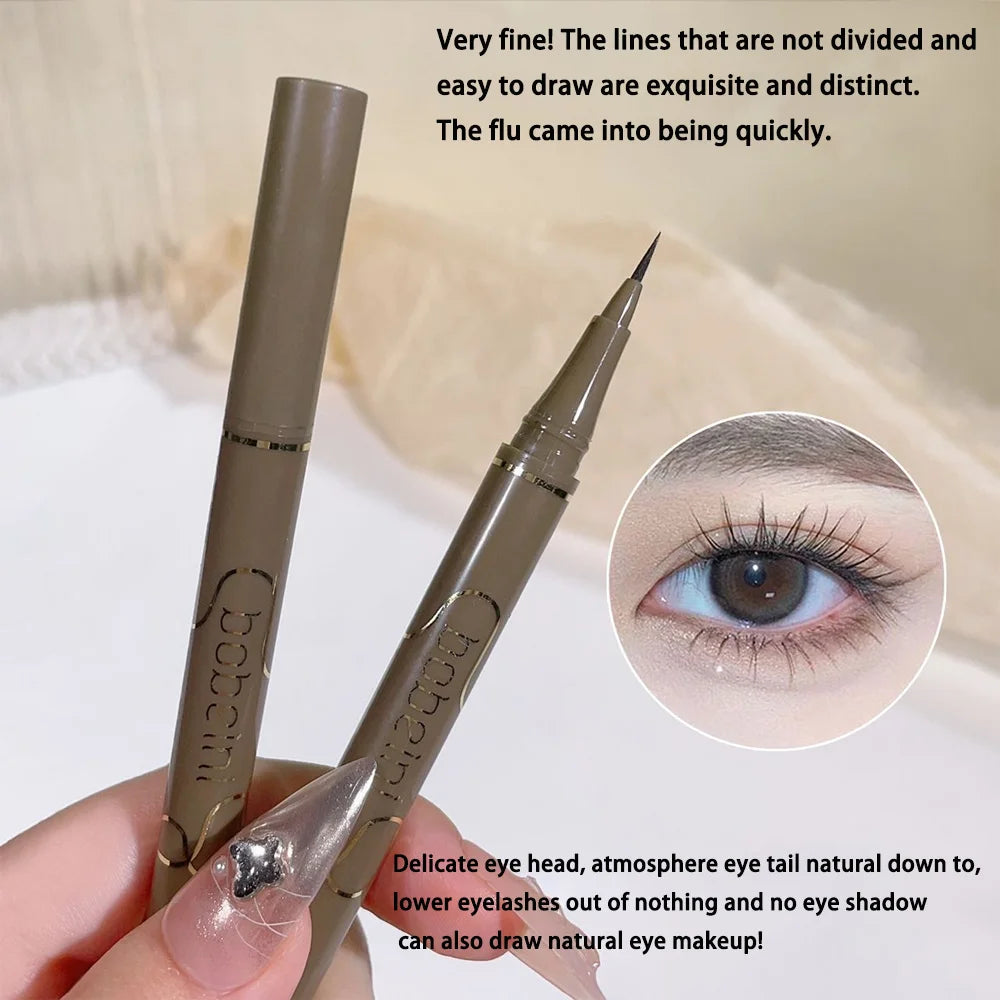 0.05mm slim eyeliner is smooth and durable, slim, quick-drying, long-lasting eyeliner, 4 colors, waterproof, non-smudging Zpaxo