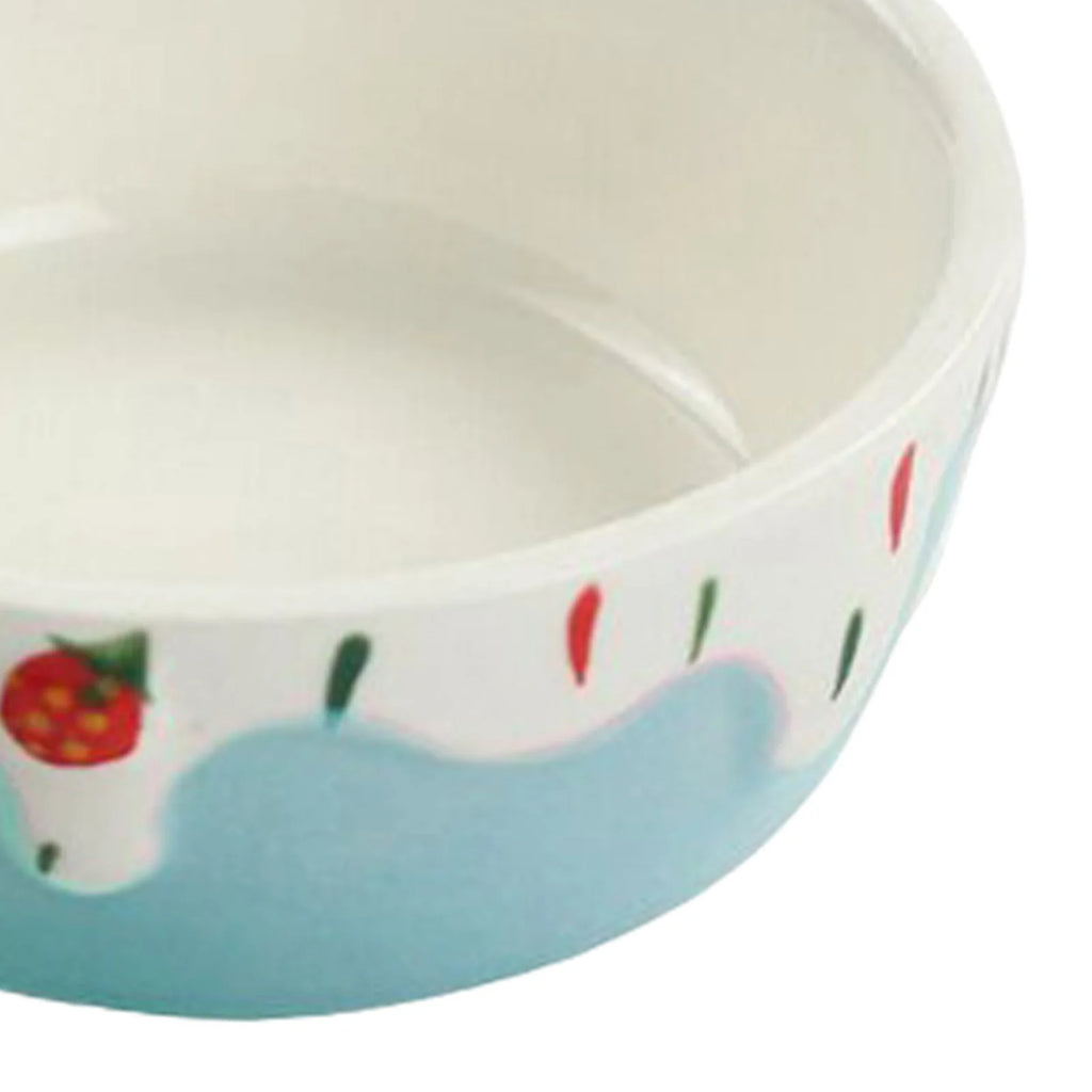 1Pc Creative Ceramic Hamster Food Bowl Anti Spill Stable Rabbit Food Dish Feeding Bowl for Ferret Chinchilla Hamster Dwarf Rat Zpaxo