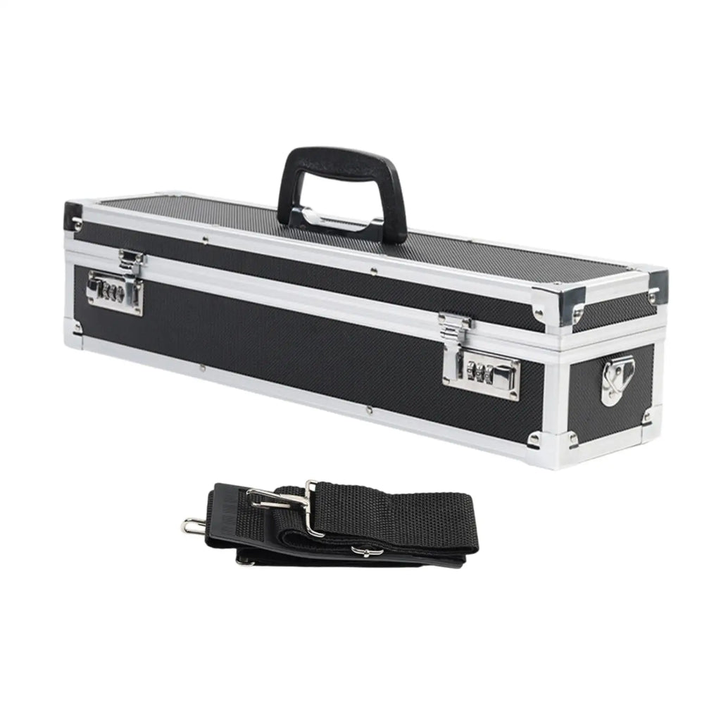 Aluminum Chef Knife Case – Locking Password Suitcase & Strap Chef Knife Case Zpaxo