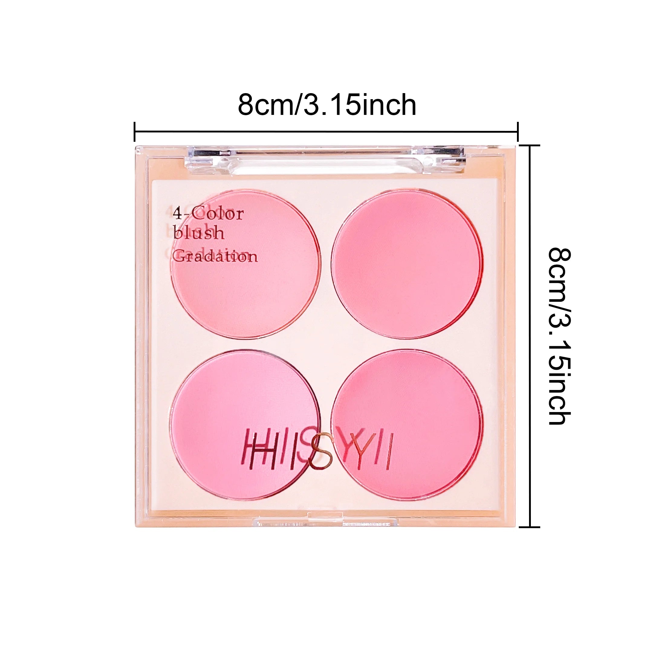 Smart 4-Color Matte Blush Palette – Natural Glow, Easy to Blend, Lightweight Cheek Color for Nude Makeup & Festival Looks Zpaxo