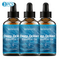 Deep ocean essential oil, with a sea breeze scent, suitable for body massage and aromatherapy, providing powerful moisturizing Zpaxo Deep ocean 3PCS 30ml