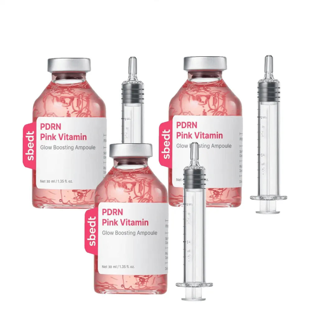 Collagen Peptide Pink PDRN Vitamin Brightening Essence Ampoule Set Brightening Face Serum Zpaxo