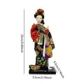 Japanese Geisha 9" Free Standing Oriental Ancient Kabuki Girl Statue Kimono Dolls Ornament for Shelf Table Home Office Decor Zpaxo Style T