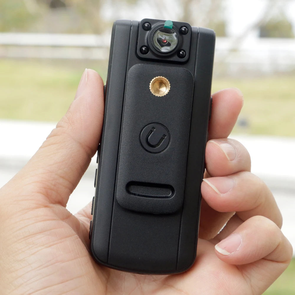 Ultra HD 4K Mini Camera Bodycam 180° Adjustable Sports DV Camera Outdoor Law Enforcement Recorder Wifi Hotspot Night Vision Cam Zpaxo