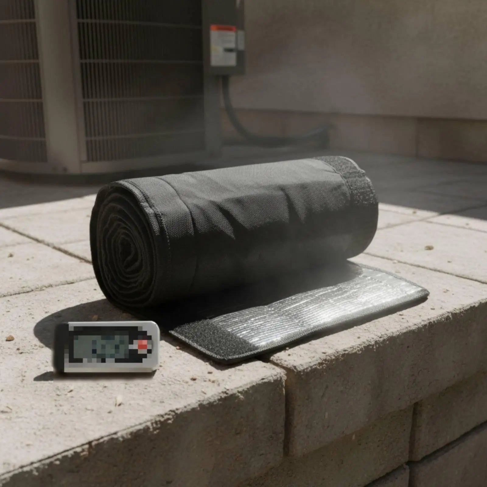 Heating and Cooling Pipe Insulation Cover for Air Conditioning Line Set High Temperature Resistant Insulation Wrap Waterproof Zpaxo
