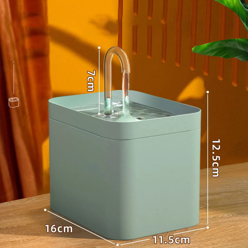 Pet Water Dispenser Auto Filter 5V USB Electric Mute Cat Drinker Zpaxo