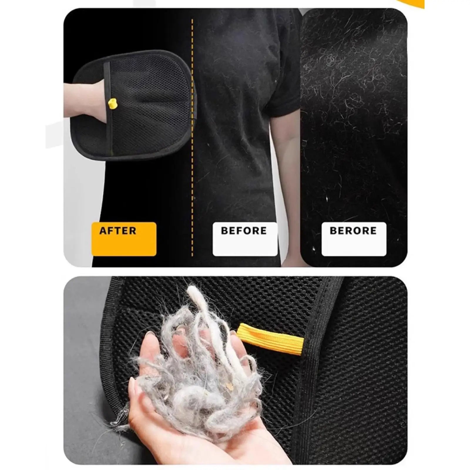 Pet Hair Removal Glove Dog Cat Grooming Glove for Cat rabbits hamsters long,short curly hair Bedsheet Sofa Reusable Pet Glove Zpaxo