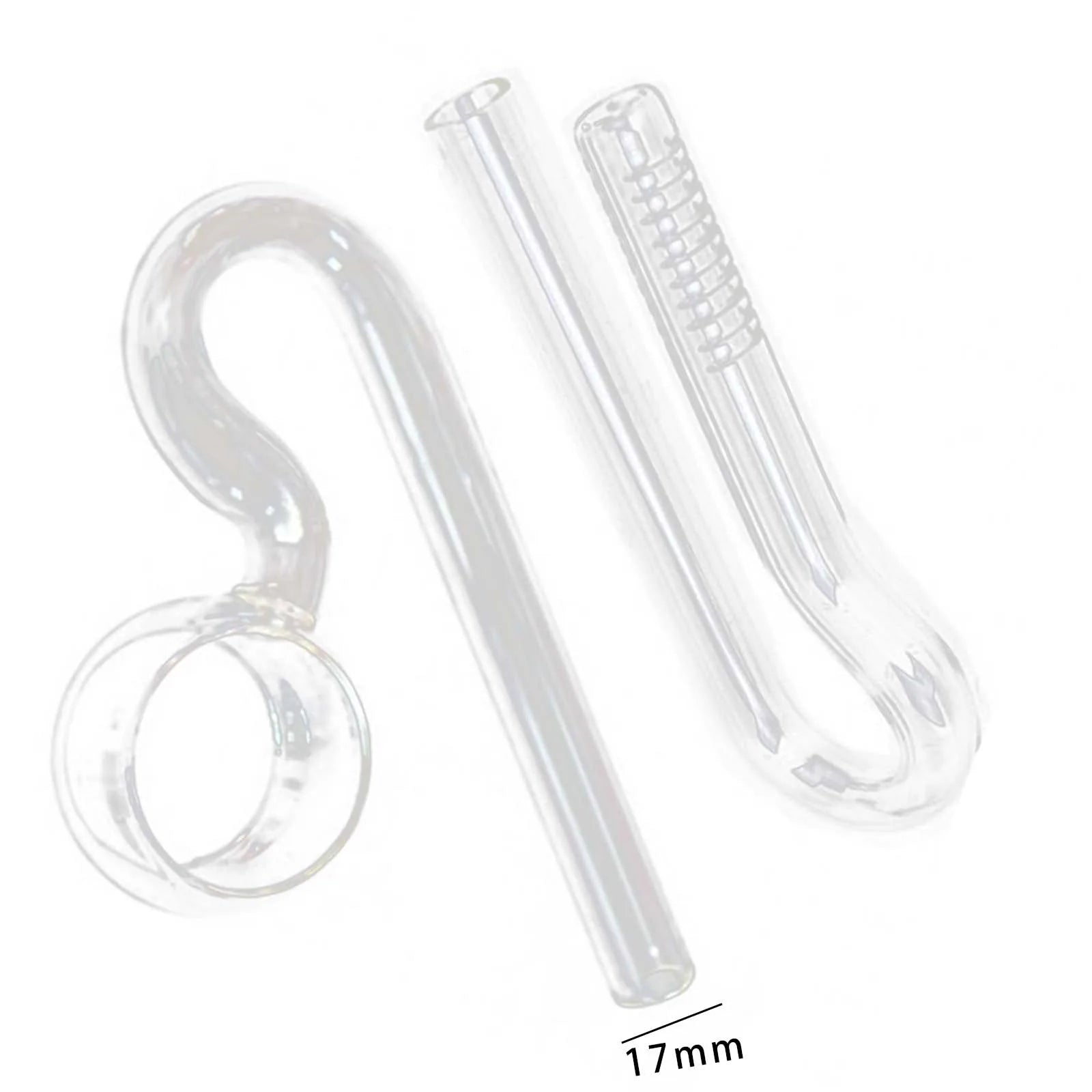 Aquariums Lily Tube Inflow Outflow Surface Aquariums Water Plant Tank Filter 10/17mm Transparent Easy to Clean Glass Lily Pipe Zpaxo 17mm