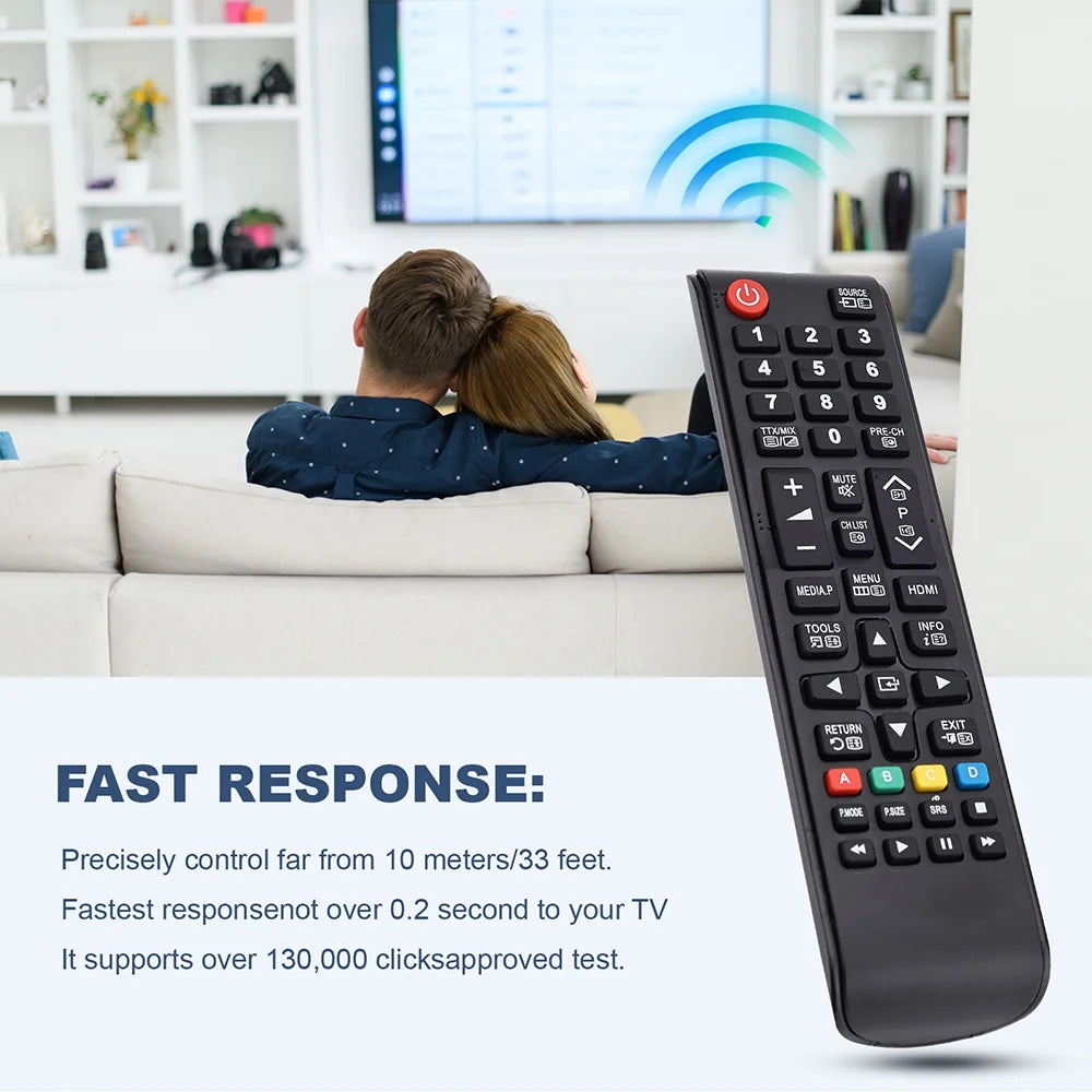 Universal Remote for Samsung Smart TV – 4K QLED HDTV LED TV Remote Control Zpaxo