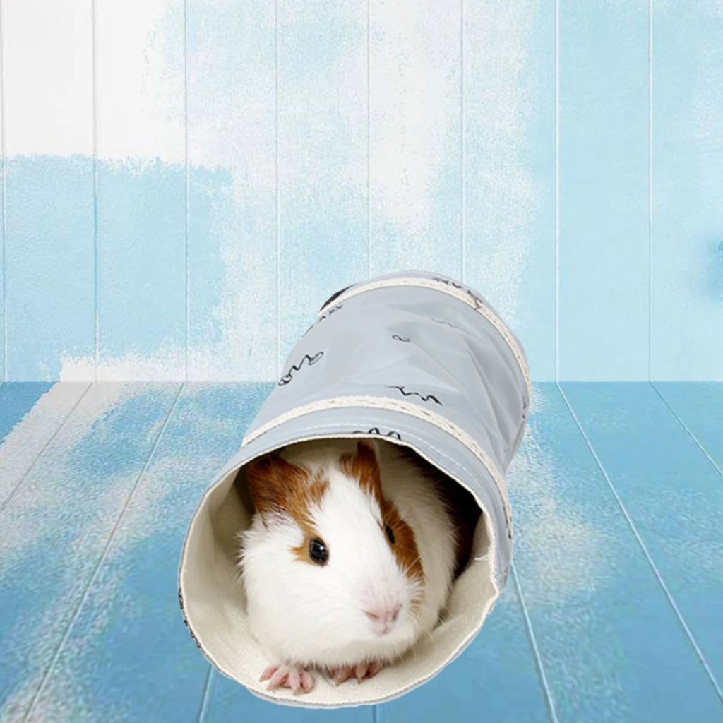 Mini Hamster Guinea Pig Tunnel 2-Way/3-Way Toy Pet Cages Hedgehog Tube House Cave Small Animals Rat Mouse Toy Pet Supplies Zpaxo
