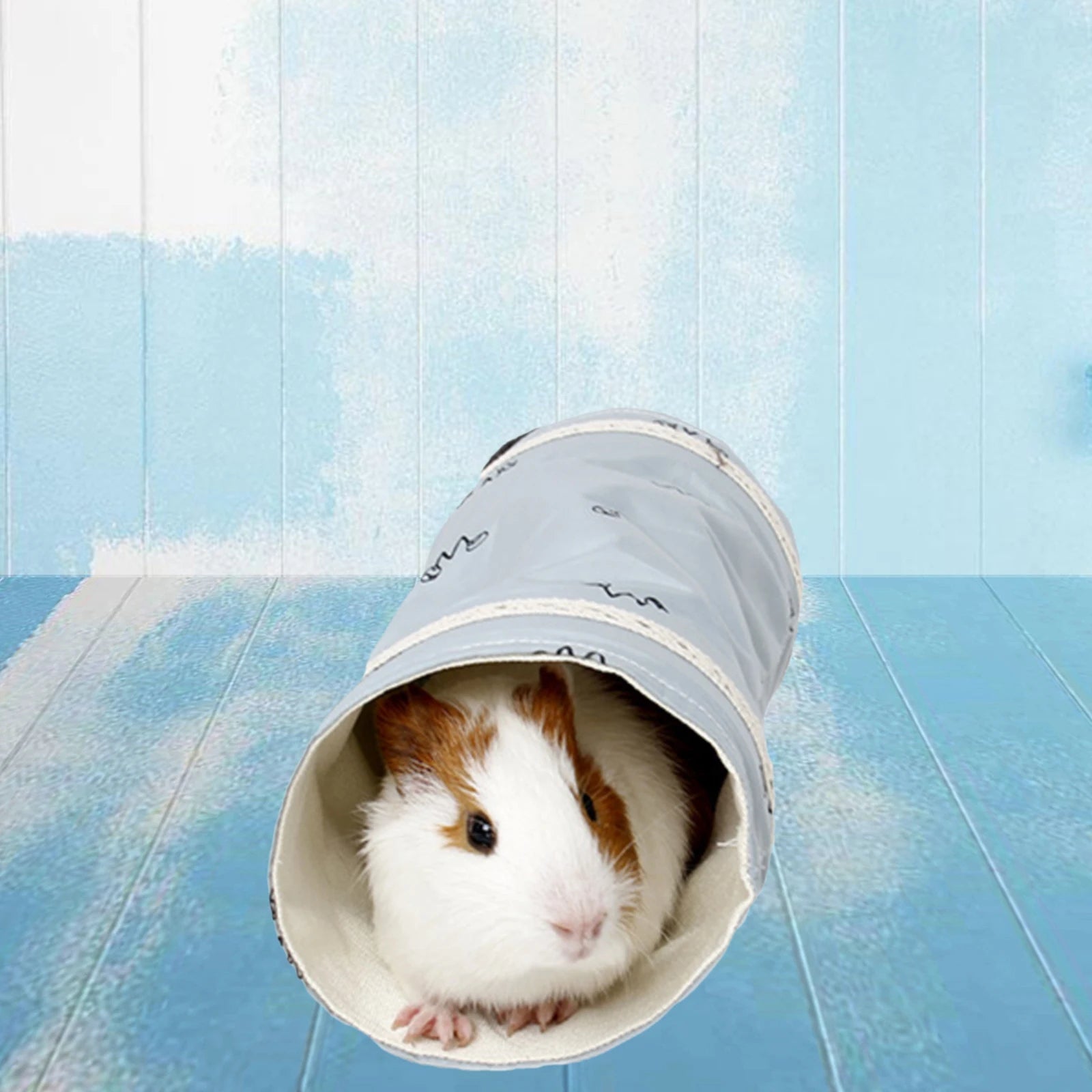 Mini Hamster Guinea Pig Tunnel 2-Way/3-Way Toy Pet Cages Hedgehog Tube House Cave Small Animals Rat Mouse Toy Pet Supplies Zpaxo