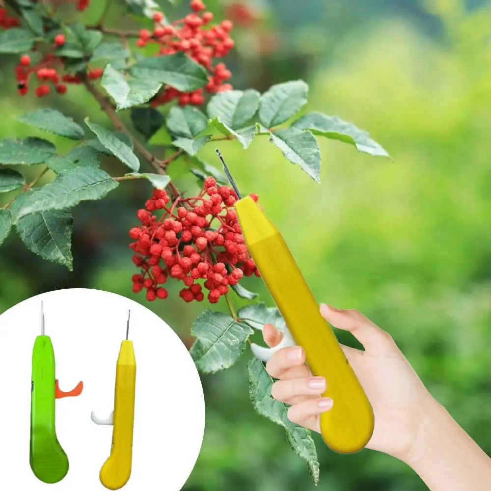 Handheld Pepper Scissors Pepper Picking Tool Portable Fruit Picking Tool for Garden Plant Chili Vegetable Fruit Pruning Picking Zpaxo Random Color