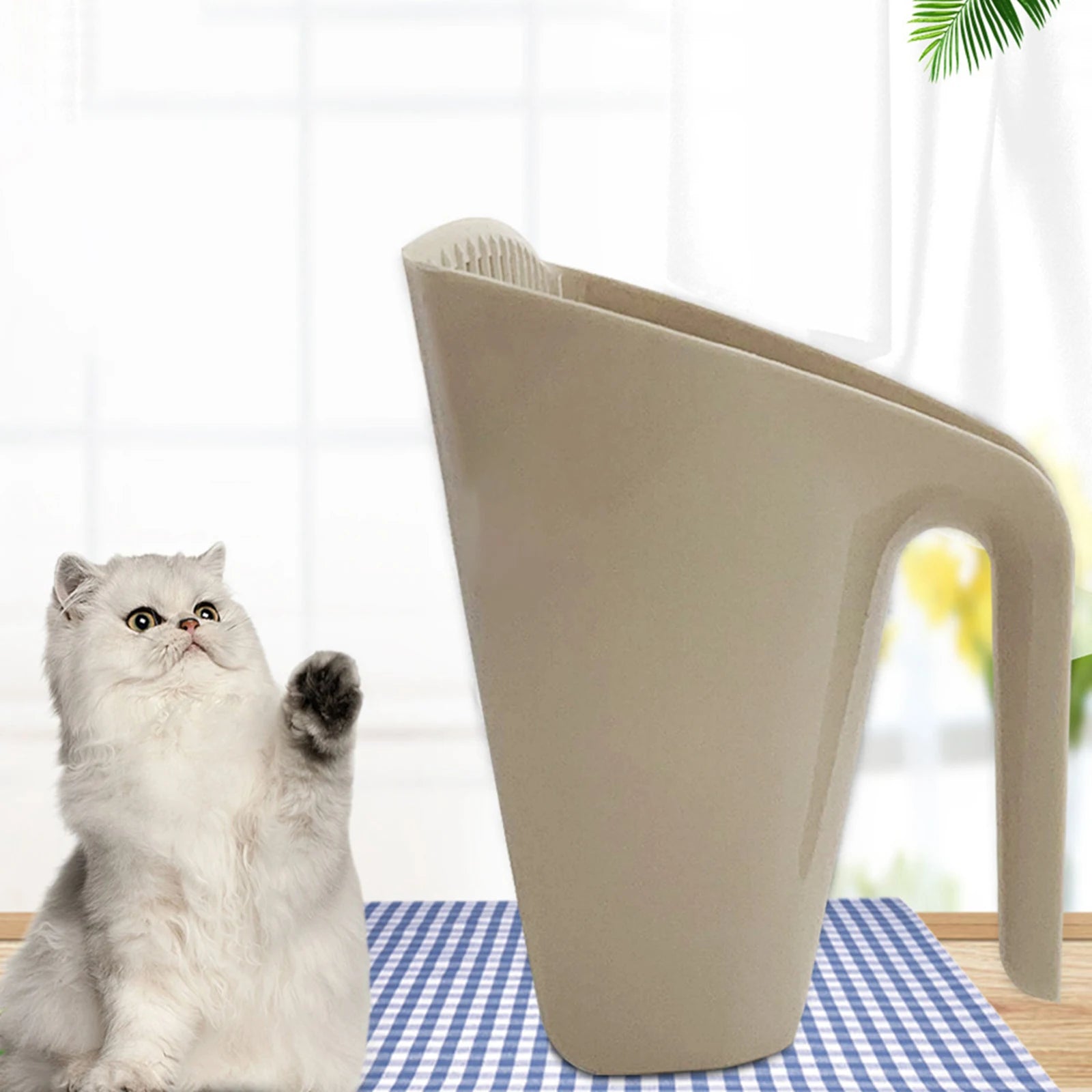 Cat Litter Scoop Comfortable Grip Convenient Pet Cleaning Tools Deep Shovel Cleaner for Kitten Bunny Pets Supplies Puppy Kitty Zpaxo