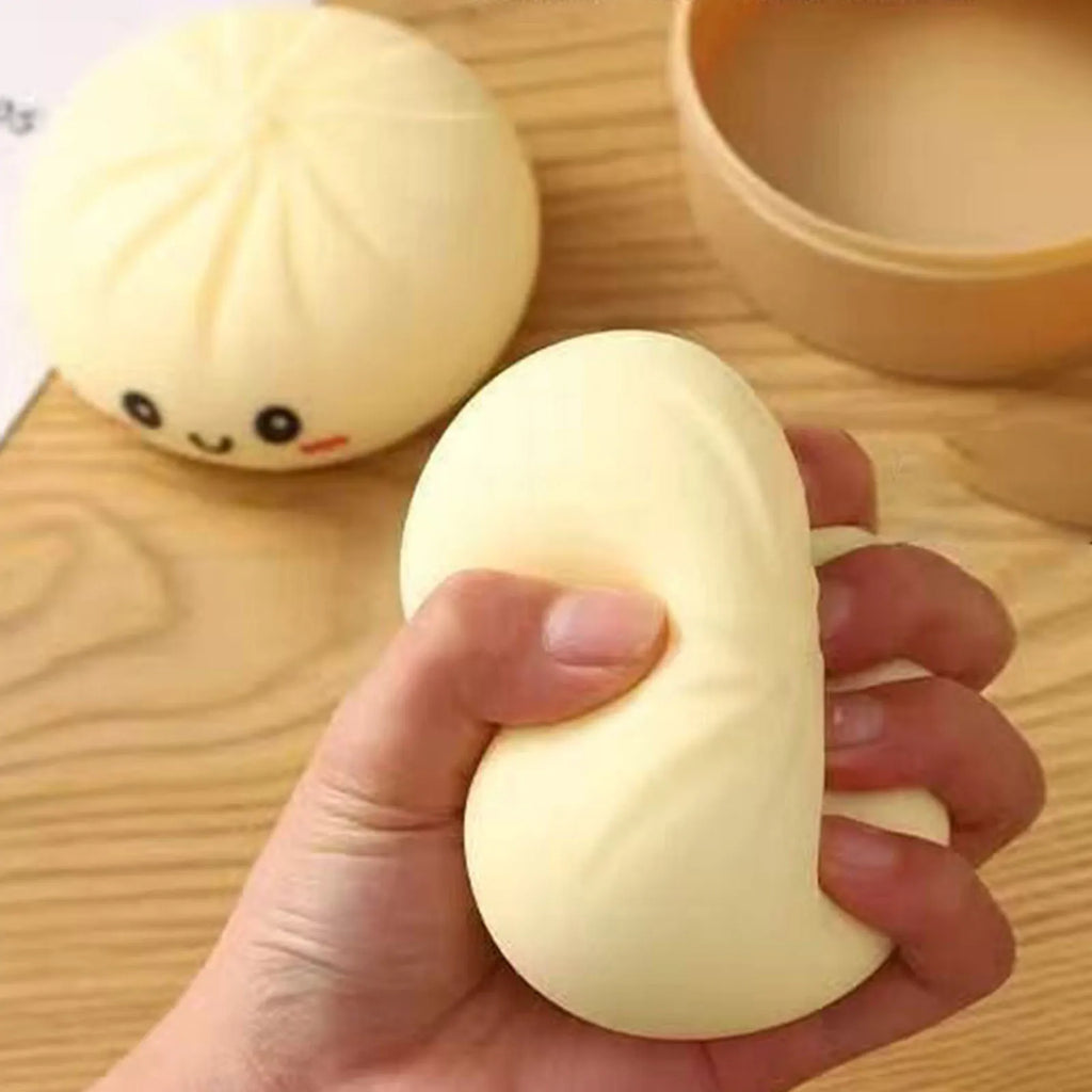 Dumpling Ball Squeeze Fidget Toy – Cute Bun Stress Relief Gift Squeeze Fidget Toy Zpaxo