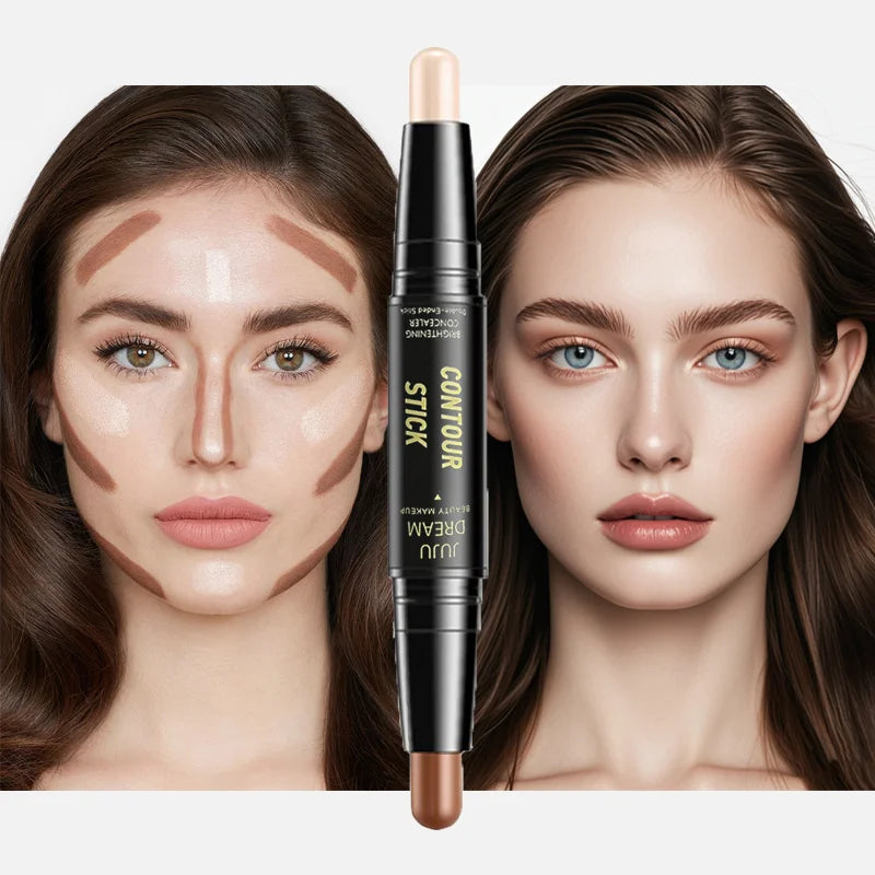 JUJU Dream Dual-Ended Contour Stick & Concealer | Long-Lasting Contour Concealer Stick Zpaxo