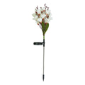 Solar Powered Magnolia Outdoor Waterproof Suitable Decorating Zpaxo Warm White