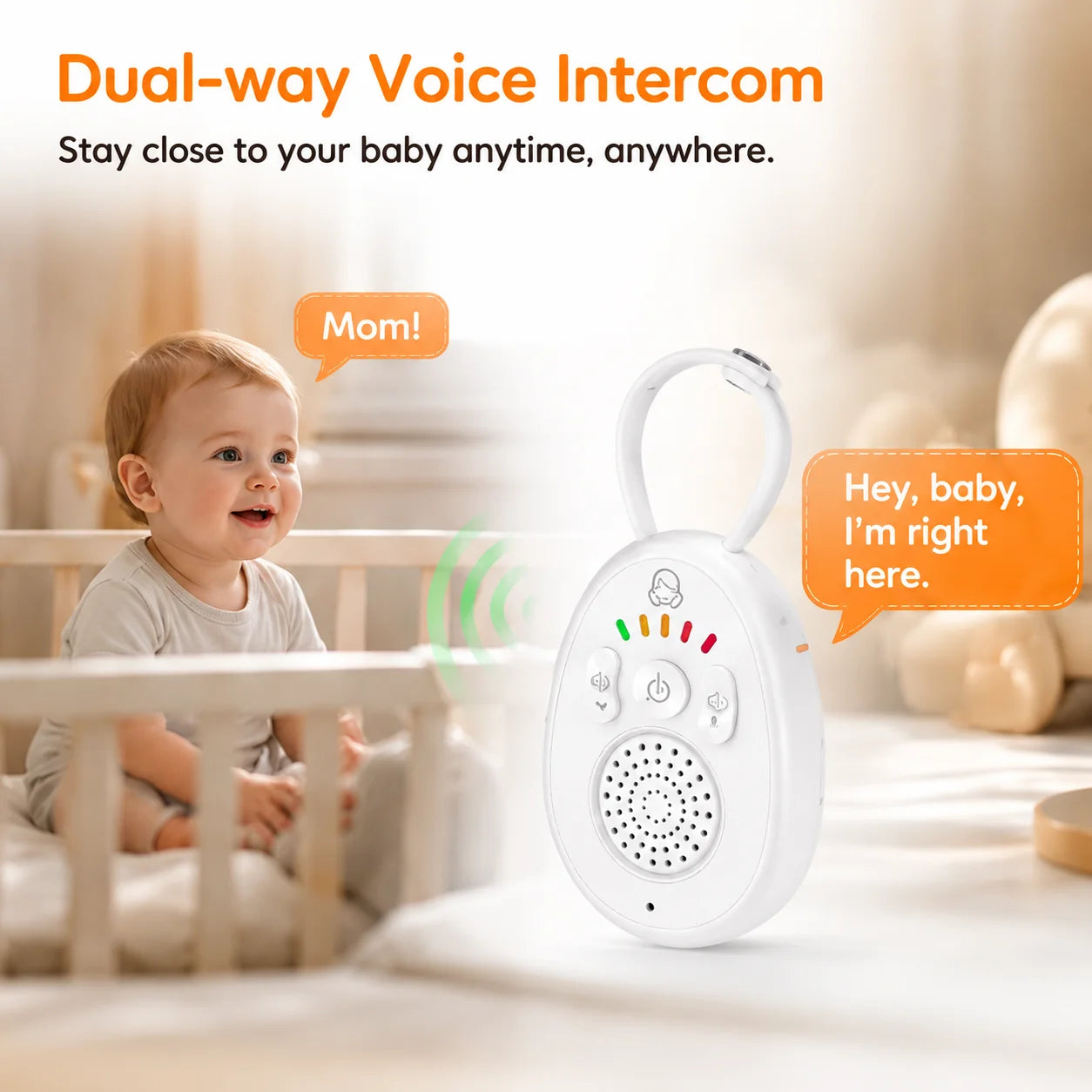 Portable Baby White Noise Machine With Lullaby Timer Travel White Noise A Pair Built in 1000mAh Battery For Sleeping Baby Adults Zpaxo
