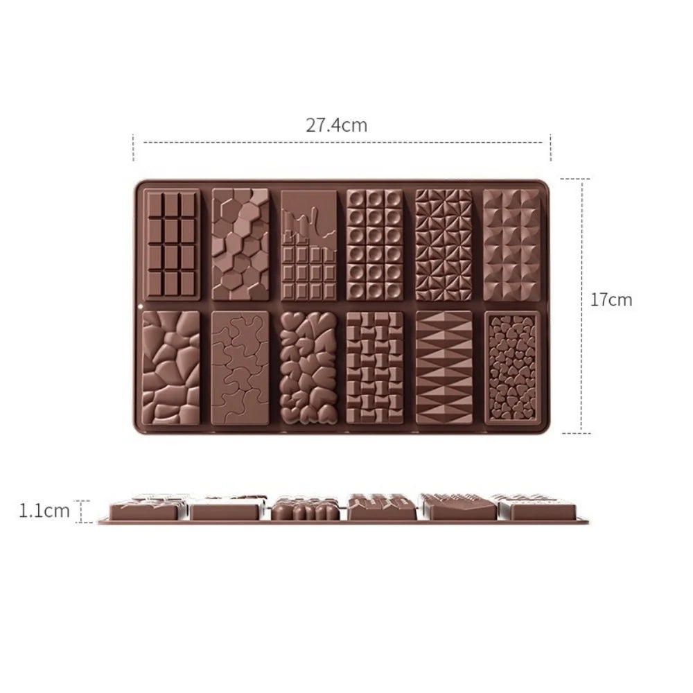 Chocolate Bar Molds Non-stick Chocolate-filled Pistachio Bars Zpaxo Chocolate