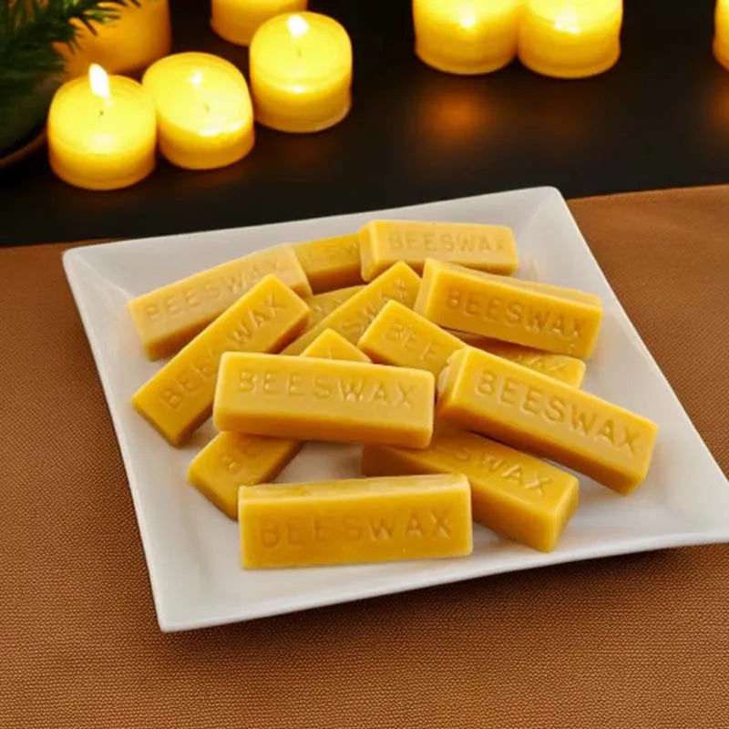 Cosmetic Grade Beeswax Bar – Candle, Soap & Lotion Making Beeswax Craft Block Zpaxo