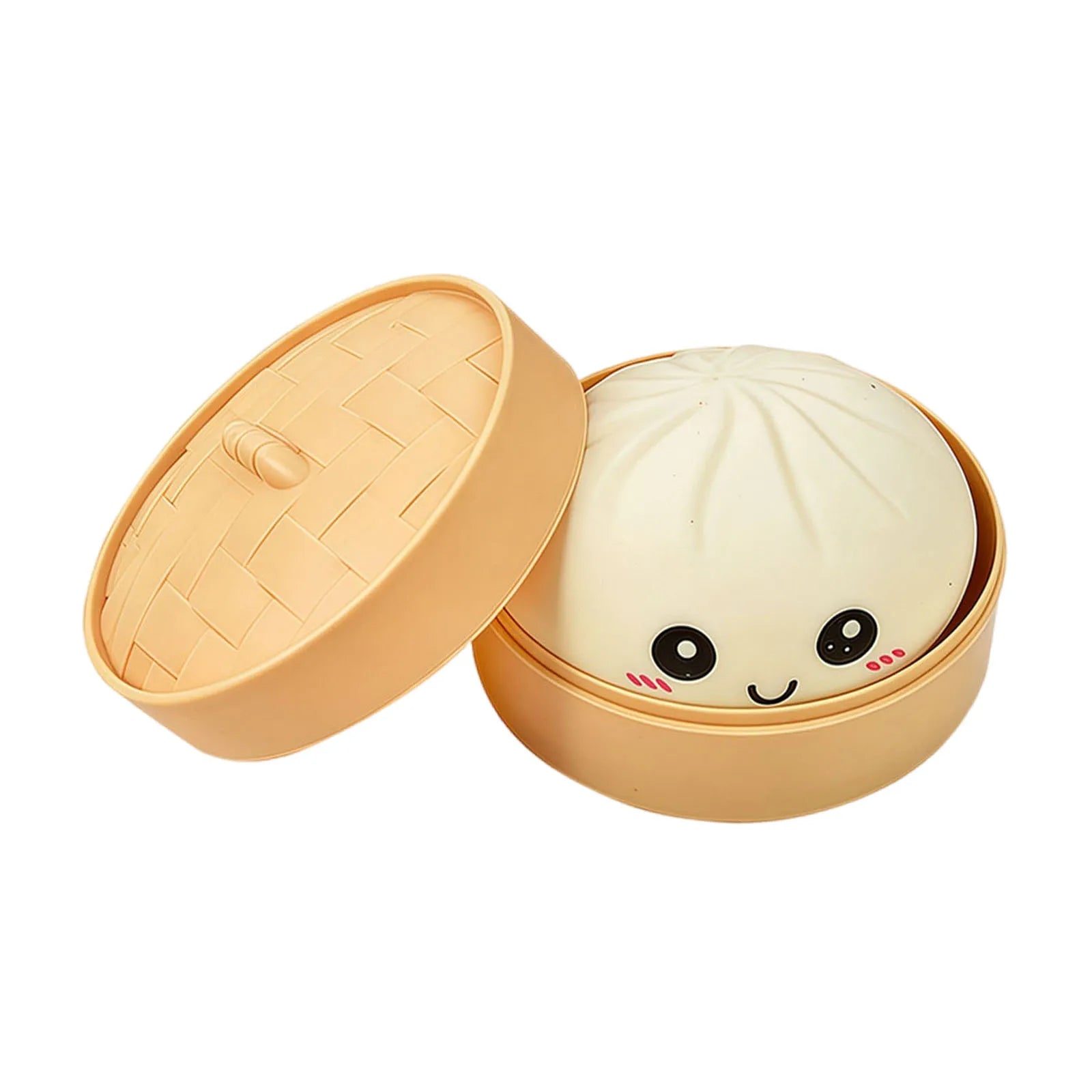 Dumpling Ball Squeeze Fidget Toy – Cute Bun Stress Relief Gift Squeeze Fidget Toy Zpaxo Beige