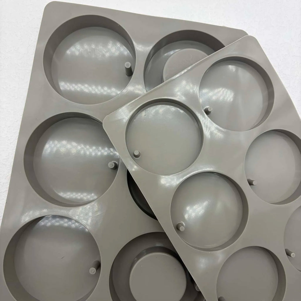Round Silicone Pendant Mold for Epoxy Resin & Candlestick Casting Resin Craft Mold Zpaxo