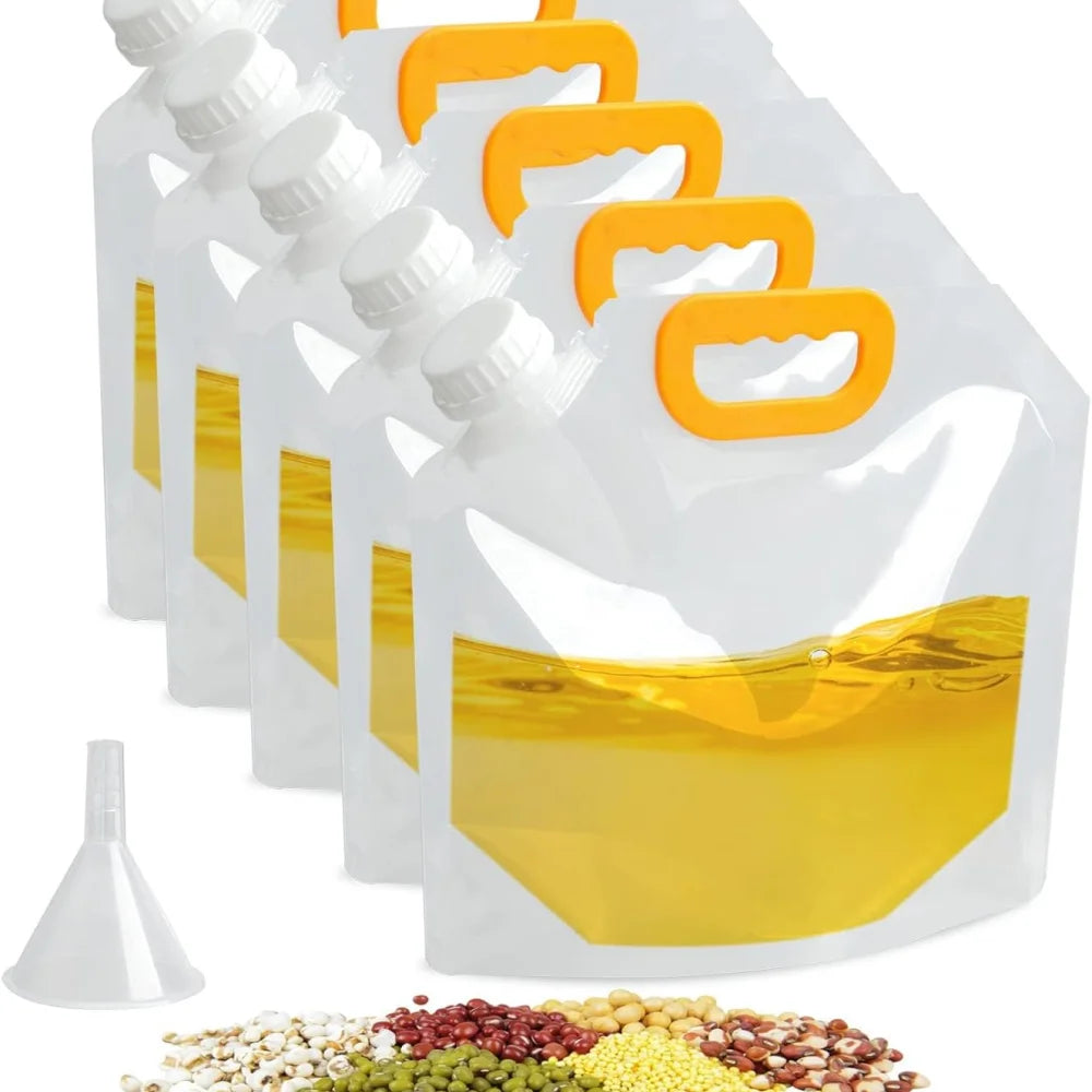 Grain Rice Bags Sealed Storage Containers Lids Moisture Prevention Zpaxo