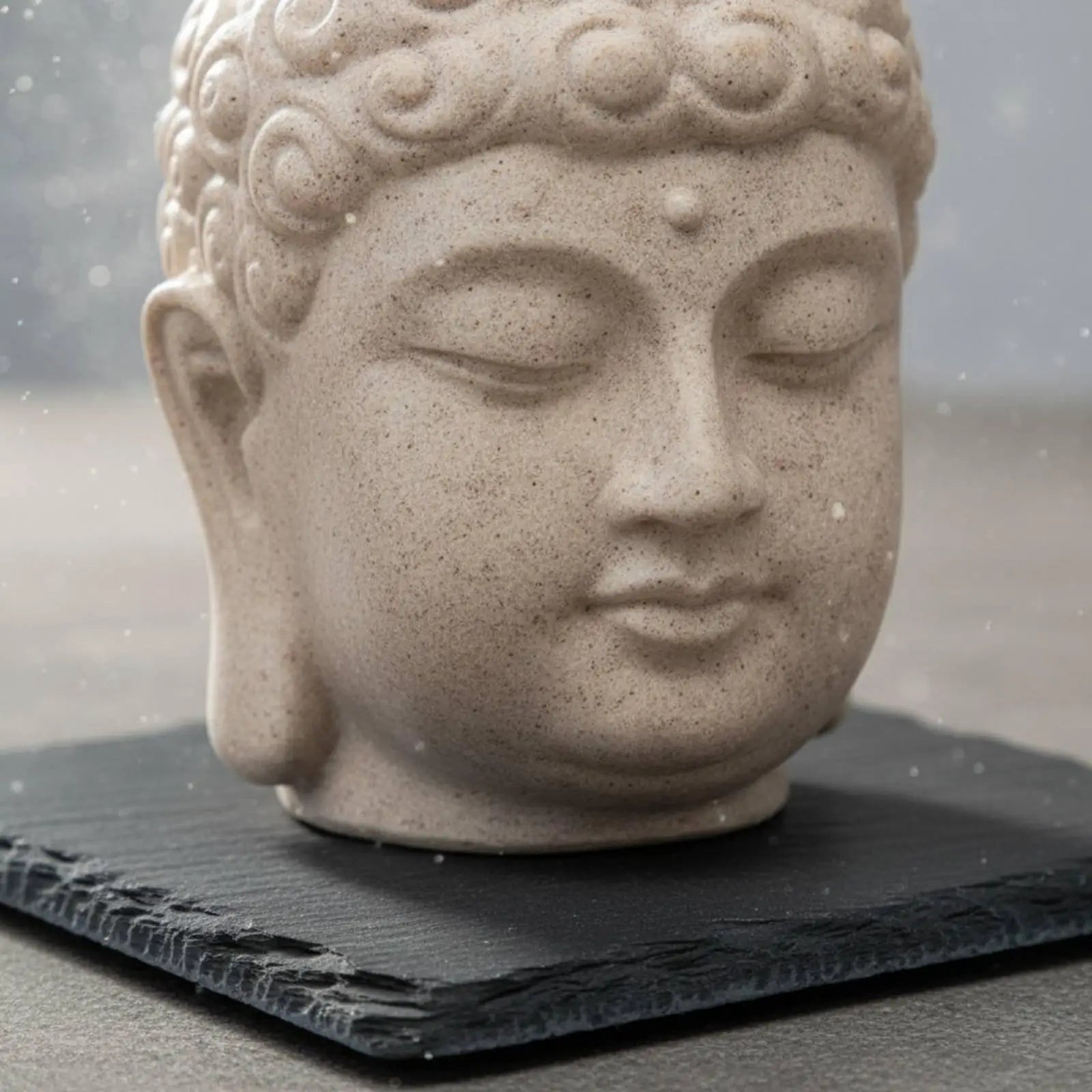 Buddha Head Planter – Resin Meditation Face Flower Pot Resin Buddha Planter Zpaxo