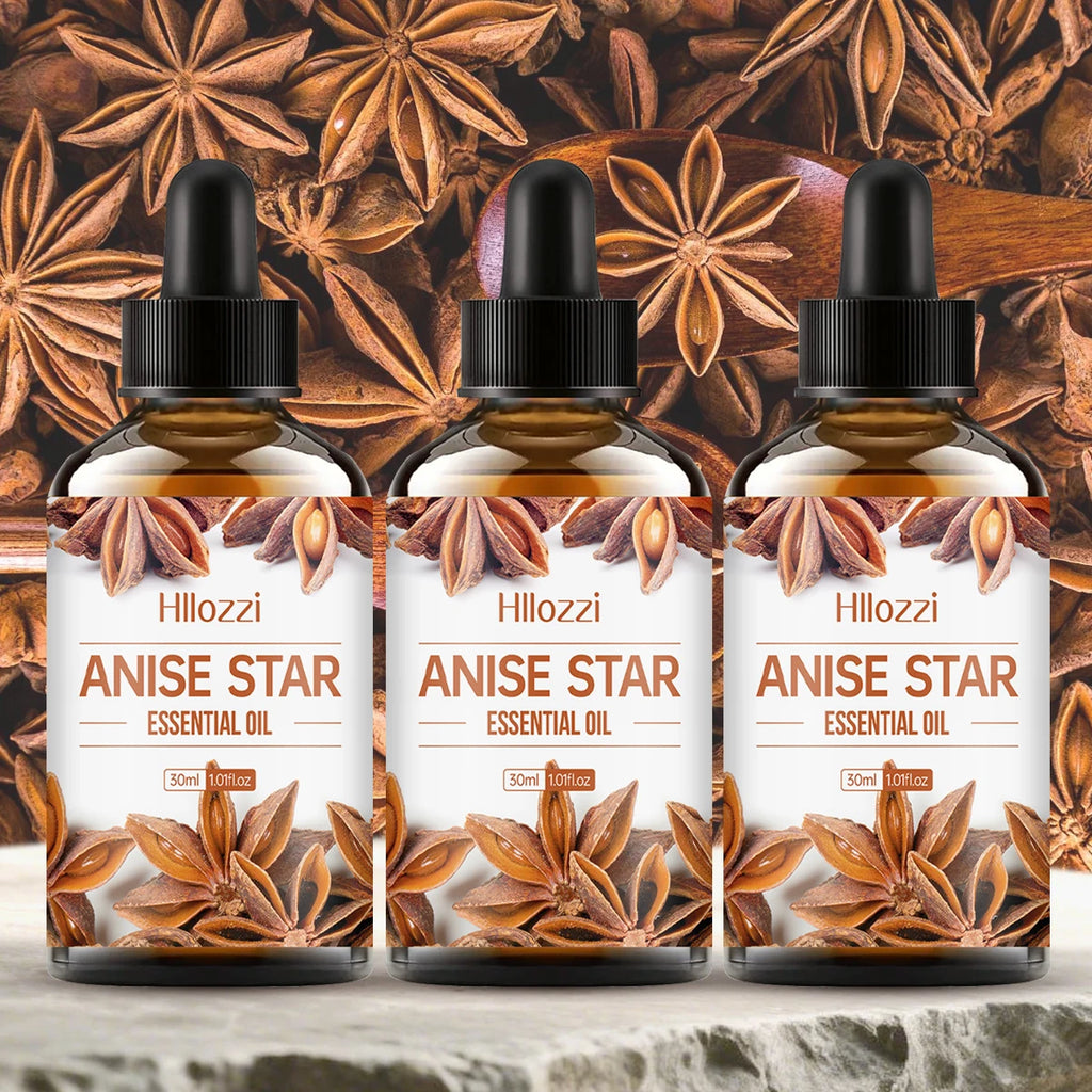 Star anise essential oil, with its spice flavor, is suitable for body massage and hair care. Zpaxo