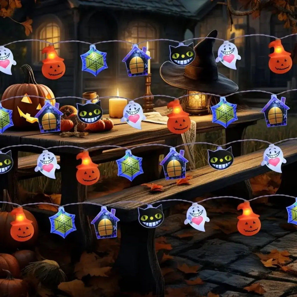 LED String Lights Halloween Decorations Energy-efficient Zpaxo