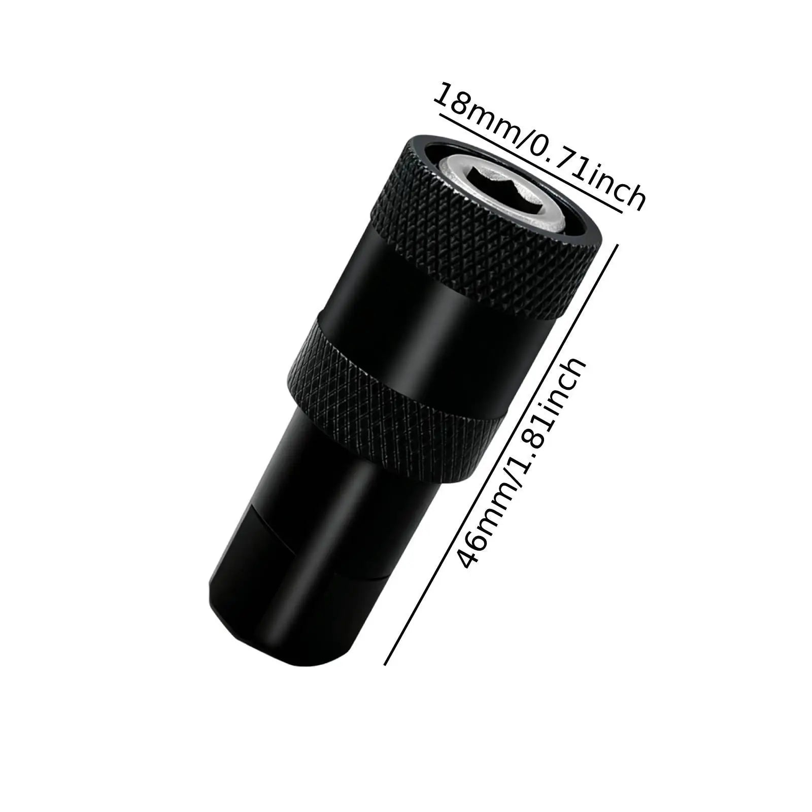 Screw Driver Bits Adapter Hex Shank Connector for Window Drywall Woodworking Hex Shank Connector Angle Grinder Adapter hex tool Zpaxo 1PCS