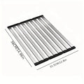 304 Stainless Steel Kitchen Sink Drain Rack Foldable Dish Drainer Zpaxo S