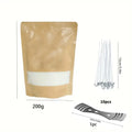 200/500g Pearl Candle Wax with Wicks Set- DIY Candle Making Kit - Refillable Pearled Sand for Pillar Candle Weddings & Parties Zpaxo 200g set