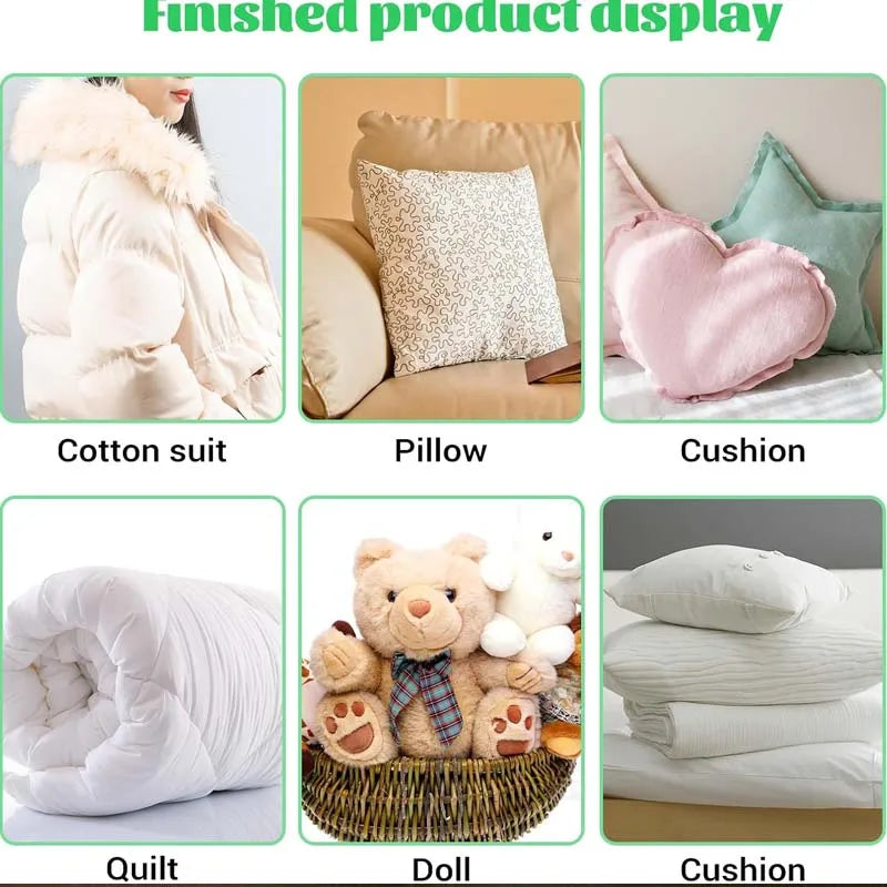 100/200g/7.05oz Polyester Fiber Fill, Stuffing Pillow Filling Stuffing Cushion Filling,Stuffing for Stuffed Animals/DIY Crafts Zpaxo