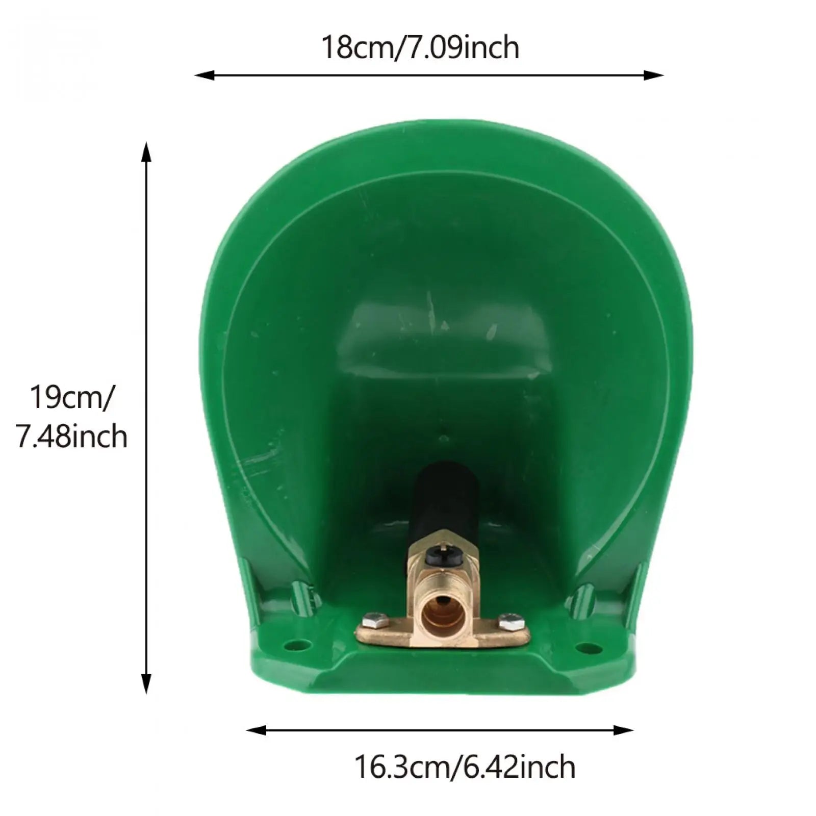 Automatic Sheep Water Bowl – Livestock Drinker for Goats & Calves Livestock Waterer Bowl Zpaxo Metal Valve