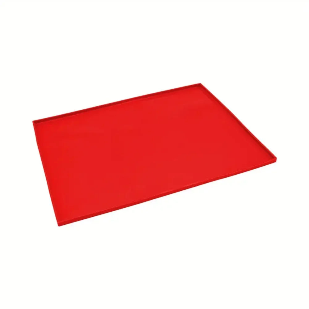 Silicone Baking Mats Cake Rolls Pastry Non-stick Molds DIY Utensils Zpaxo red