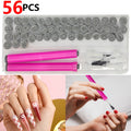 44/56 PCS Nails Art Stamp Pen Set, Containing 36/48 Kinds Of Nail Stamp Patterns, One Stamp Pen, One Brush Pen Zpaxo 56PCS