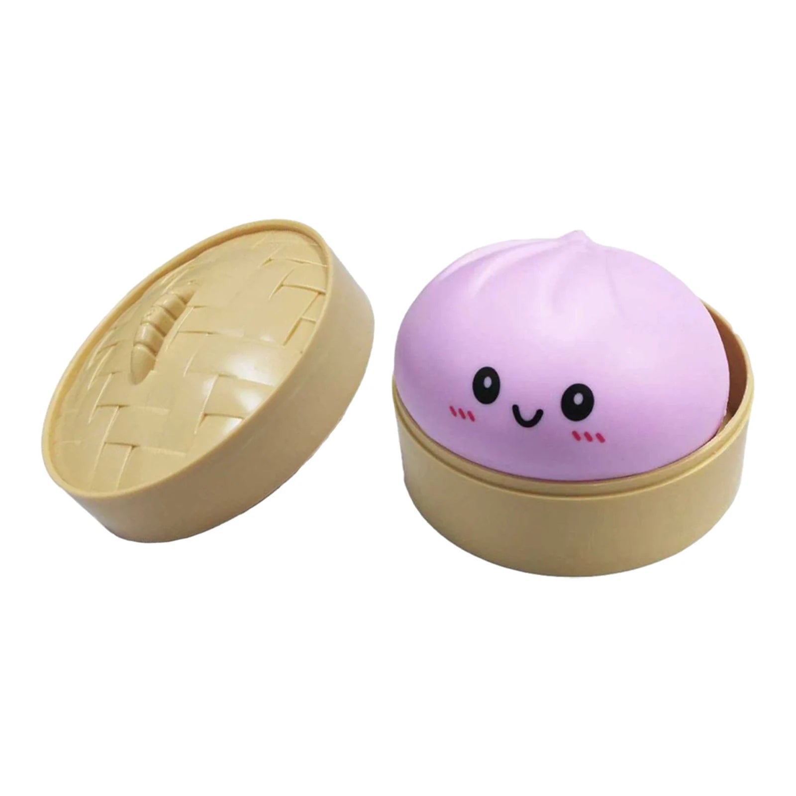 Dumpling Ball Squeeze Fidget Toy – Cute Bun Stress Relief Gift Squeeze Fidget Toy Zpaxo Purple